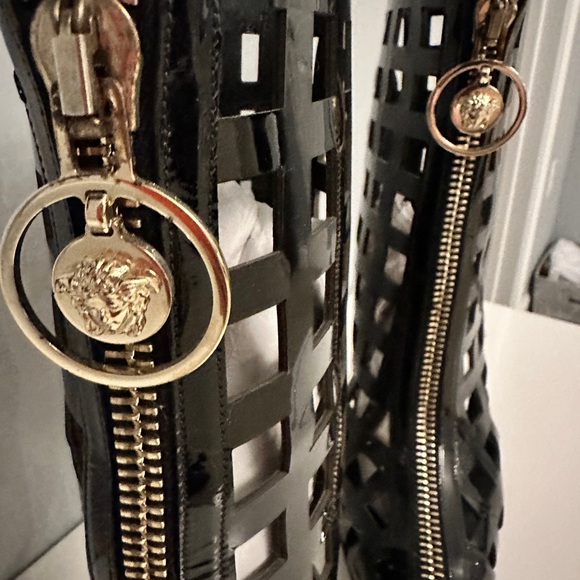 Versace Boots 
Glamorous and stylistic. This statement piece was  worn once. - Picture 9 of 12